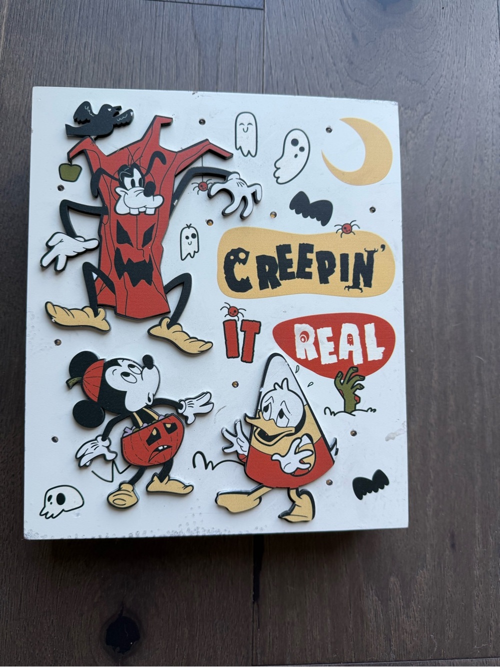 Disney's Mickey Mouse & Friends Creepy LED Halloween Wall Decor